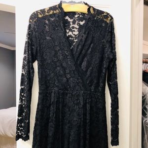 Dolce Vita Black Lace Romper